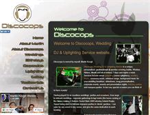 Tablet Screenshot of discocops.ie